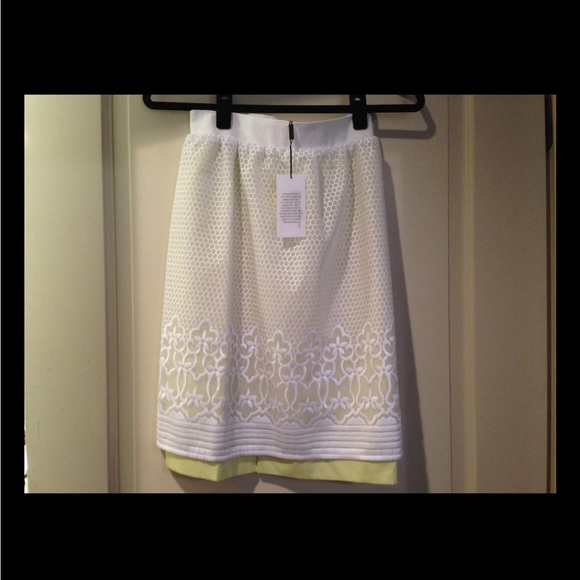 Ostwald Helgason Embroidered Skirt Size UK10/US8 - Picture 6 of 6